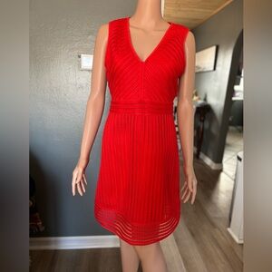 J. Crew Vibrant Red Midi Dress